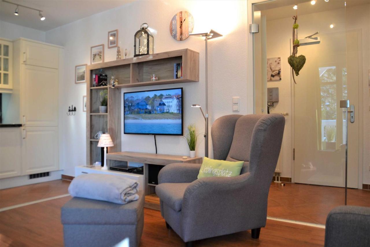 Residenz Prorer Wiek App 7 Strandnah, Mit Balkon By Unsere Urlaubszeit بينز الغرفة الصورة